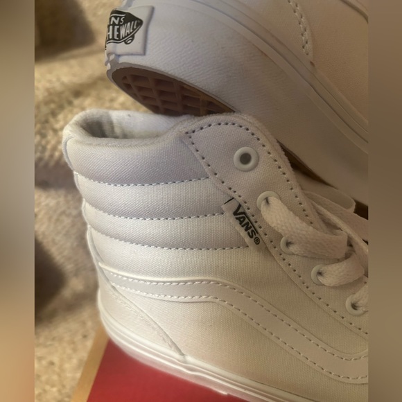 Vans Filmore White High Top Sneakers - Picture 9 of 12